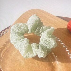Elegant Mint Green Scrunchie